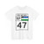 RP47-AR-R (Argentina) (Road Sign) T-Shirt