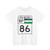 RP86-AR-R (Argentina) (Road Sign) T-Shirt