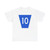 RR 10 jct blue (Canada) (Road Sign) T-Shirt