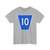 RR 10 jct blue (Canada) (Road Sign) T-Shirt