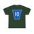RR 10 jct blue (Canada) (Road Sign) T-Shirt