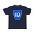 RR 10 jct blue (Canada) (Road Sign) T-Shirt