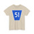 RR 51 jct blue (Canada) (Road Sign) T-Shirt