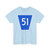 RR 51 jct blue (Canada) (Road Sign) T-Shirt
