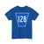 RR 128 jct blue (Canada) (Road Sign) T-Shirt