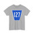 RR 127 jct blue (Canada) (Road Sign) T-Shirt