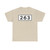 S263-DK (Denmark) (Road Sign) T-Shirt