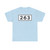 S263-DK (Denmark) (Road Sign) T-Shirt
