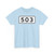 S503-DK (Denmark) (Road Sign) T-Shirt