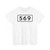 S569-DK (Denmark) (Road Sign) T-Shirt