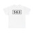 S563-DK (Denmark) (Road Sign) T-Shirt