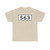 S563-DK (Denmark) (Road Sign) T-Shirt