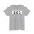 S563-DK (Denmark) (Road Sign) T-Shirt