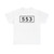S553-DK (Denmark) (Road Sign) T-Shirt