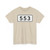 S553-DK (Denmark) (Road Sign) T-Shirt