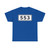 S553-DK (Denmark) (Road Sign) T-Shirt