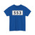 S553-DK (Denmark) (Road Sign) T-Shirt