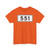 S551-DK (Denmark) (Road Sign) T-Shirt