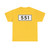 S551-DK (Denmark) (Road Sign) T-Shirt