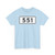 S551-DK (Denmark) (Road Sign) T-Shirt