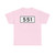 S551-DK (Denmark) (Road Sign) T-Shirt