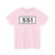 S551-DK (Denmark) (Road Sign) T-Shirt