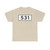 S531-DK (Denmark) (Road Sign) T-Shirt