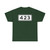 S423-DK (Denmark) (Road Sign) T-Shirt