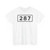 S287-DK (Denmark) (Road Sign) T-Shirt