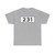 S231-DK (Denmark) (Road Sign) T-Shirt