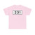 S231-DK (Denmark) (Road Sign) T-Shirt