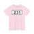 S231-DK (Denmark) (Road Sign) T-Shirt