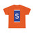 S - blå (Sweden) (Road Sign) T-Shirt