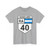 Ruta40arg (Argentina) (Road Sign) T-Shirt