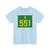 SA road R551 (South Africa) (Road Sign) T-Shirt