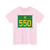 SA road R550 (South Africa) (Road Sign) T-Shirt
