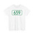 Saskatchewan Route 659 (Canada) (Road Sign) T-Shirt