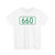 Saskatchewan Route 660 (Canada) (Road Sign) T-Shirt