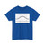 Schema segnaletico italiano 1964 - schema tracciamento mezzeria dosso poco accentuato (Italy) (Road Sign) T-Shirt