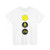 Segnale stradale italiano - lanterne semaforiche gialle lampeggianti figura II 460 (Italy) (Road Sign) T-Shirt