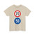 Segnale di limite massimo e minimo di velocità - 1971 (Italy) (Road Sign) T-Shirt