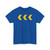 SE road sign X1 3 chevrons left (Sweden) (Road Sign) T-Shirt