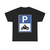 Scooter and motorcycle parking sign India (India) (Road Sign) T-Shirt