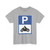 Scooter and motorcycle parking sign India (India) (Road Sign) T-Shirt