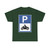Scooter and motorcycle parking sign India (India) (Road Sign) T-Shirt