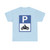Scooter and motorcycle parking sign India (India) (Road Sign) T-Shirt