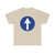 Segnale stradale italiano 1959 - direzione obbligatoria dritto (Italy) (Road Sign) T-Shirt