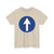 Segnale stradale italiano 1959 - direzione obbligatoria dritto (Italy) (Road Sign) T-Shirt