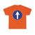 Segnale stradale italiano 1959 - direzione obbligatoria dritto (Italy) (Road Sign) T-Shirt