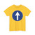 Segnale stradale italiano 1959 - direzione obbligatoria dritto (Italy) (Road Sign) T-Shirt